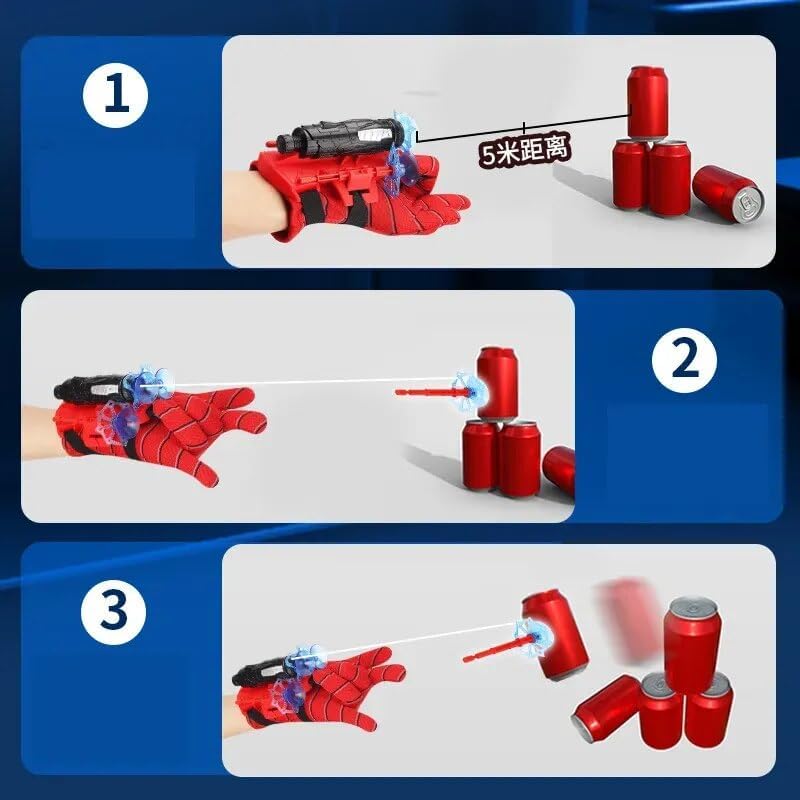 Spider-Man Web Launcher with Free Spider-Man Glove