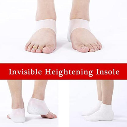 Invisible Silicon Height Booster Socks Heel FOR MEN AND WOMEN